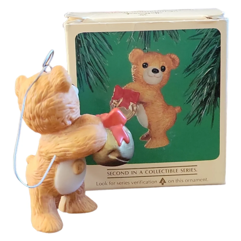 Vtg 1984 Hallmark 2th Collector's Series Keepsake Ornament Cinnamon Bear
